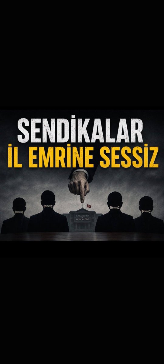 yauahs's tweet photo. #SendikalarilEmrineSessiz https://t.co/CLGNhjcyRw