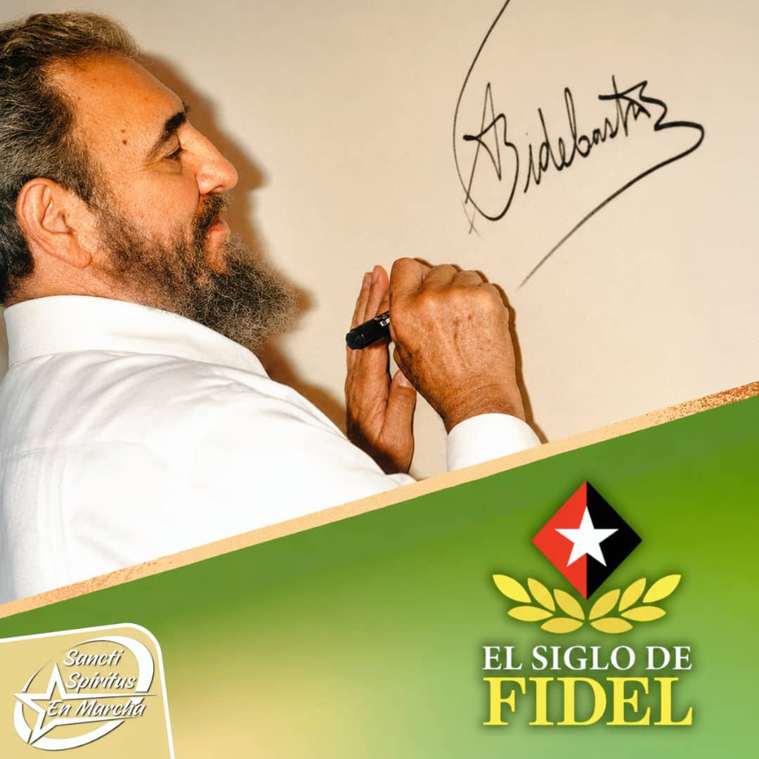 AlexisLorente74's tweet photo. “De valores vivimos, por los valores nos sostenemos, por los valores luchamos y seguiremos luchando”.
#100AñosConFidel
#SanctiSpíritusEnMarcha 
@DeivyPrezMartn1 https://t.co/MW5Dx6PaSx