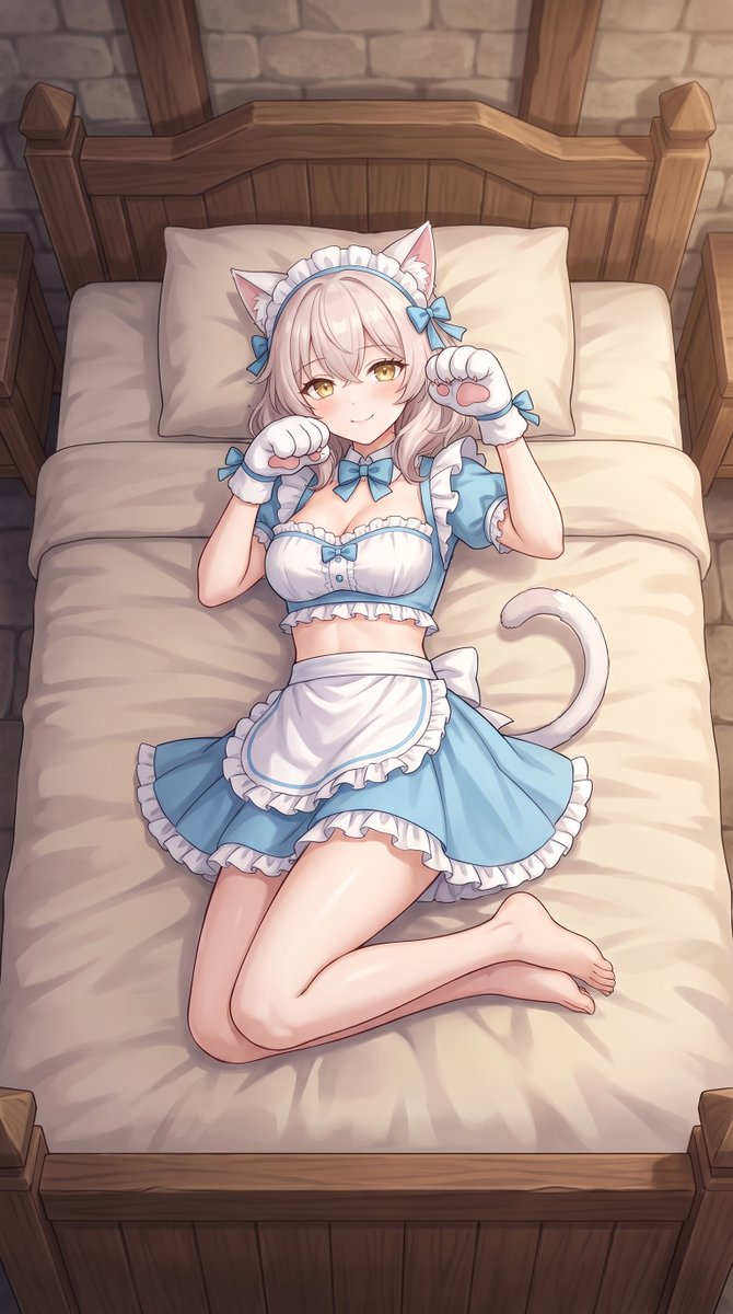 0chunen's tweet photo. 猫耳メイドの勇者パーティ　SFW https://t.co/3X1woWXBhM