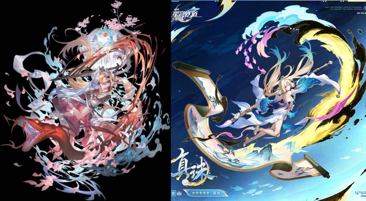 kaizu_r's tweet photo. hoyo caught copying granblue again LMAAOOOOO https://t.co/QtoVMt1vzJ