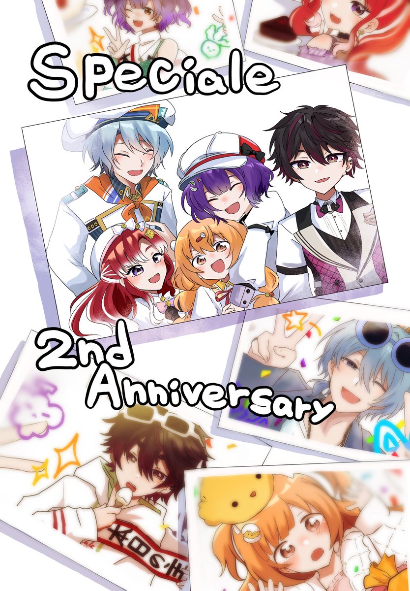 0170Vuv's tweet photo. 🎉🎉🎉🎉🎉🎉
 #すぺしゃー絵  #Speciale2周年 https://t.co/LOpRMzJDxb