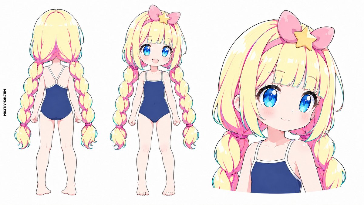 merkuchan's tweet photo. 夏なので水着ミルヒちゃん https://t.co/407Zdds6TE