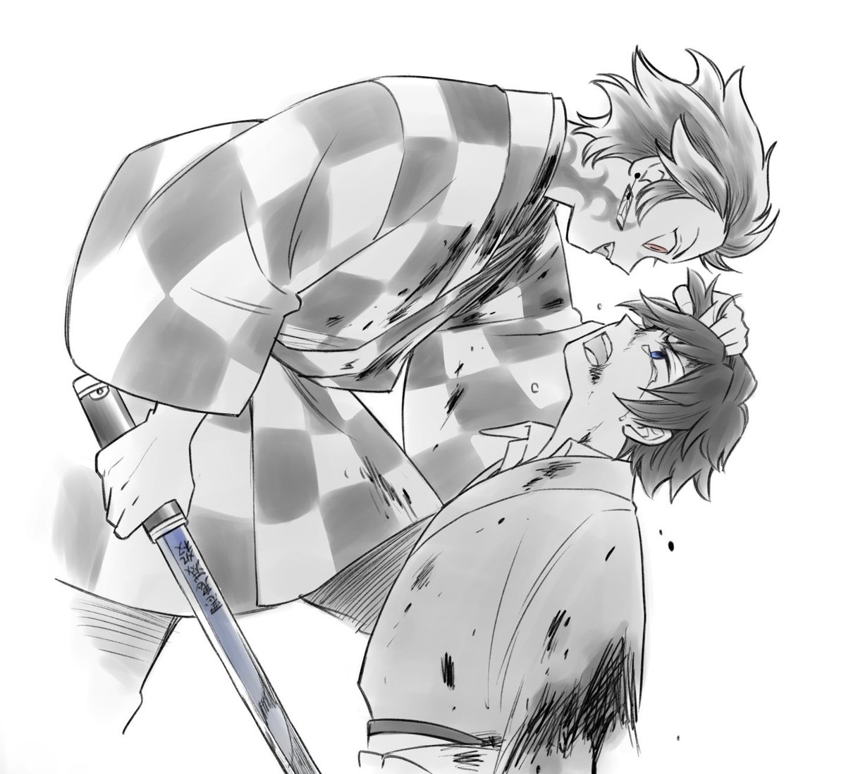 runbacat7771's tweet photo. #上手いとか下手とかそういうのは関係なく自分が気に入っている絵 
👹滅ではこの辺（これ！？って言われそうなの混じってるw） https://t.co/dEYr5IjEKQ