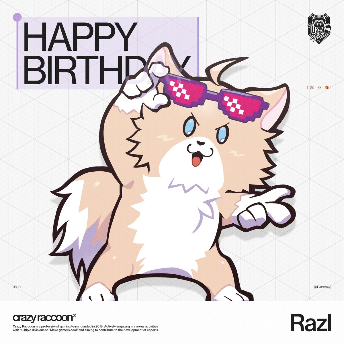 crazyraccoon406's tweet photo. 🎉🎂Happy Birthday!!🎂🎉

@Razlwkey https://t.co/FZddXMMaSh