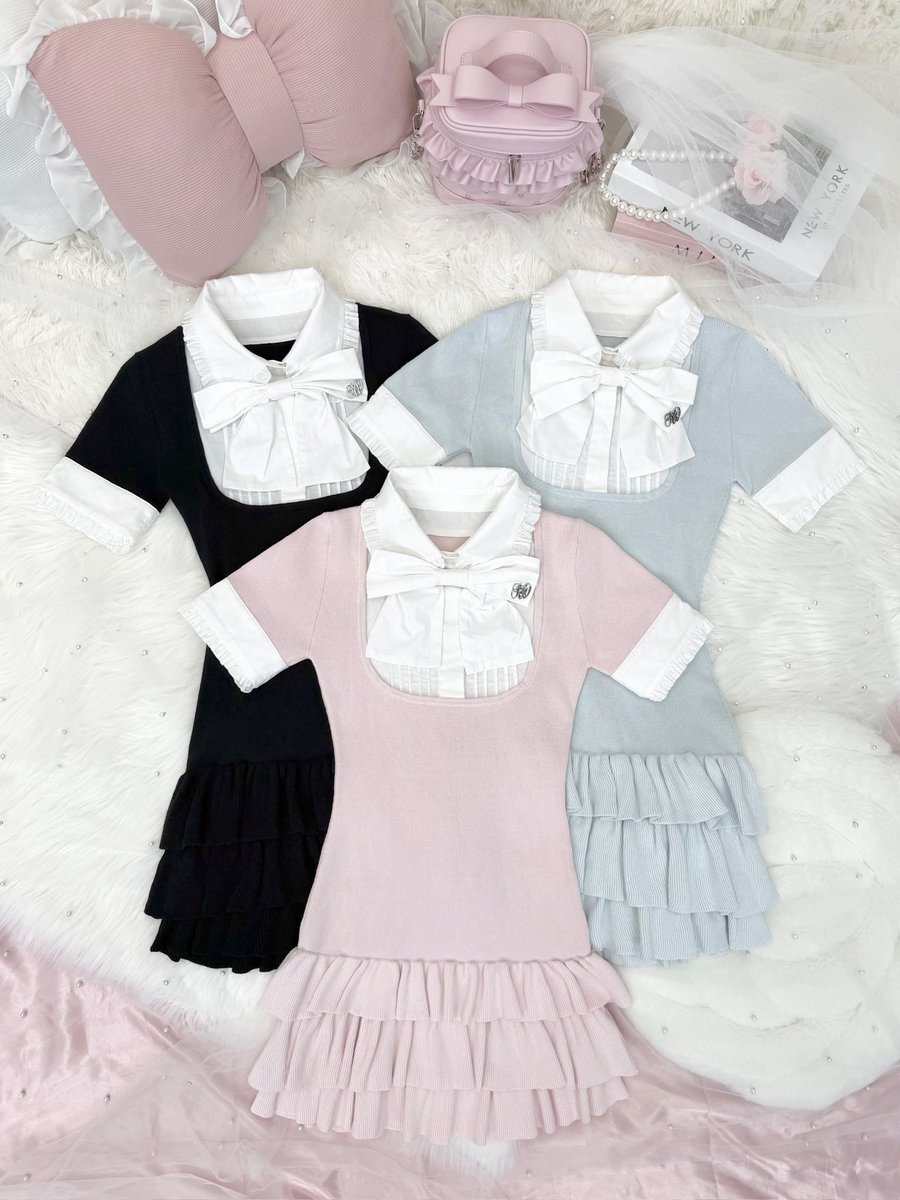 ┈ ♥︎ 𝑪𝒐𝒎𝒊𝒏𝒈 𝑺𝒐𝒐𝒏 ♥︎ ┈ Big Ribbon Blouse Docking