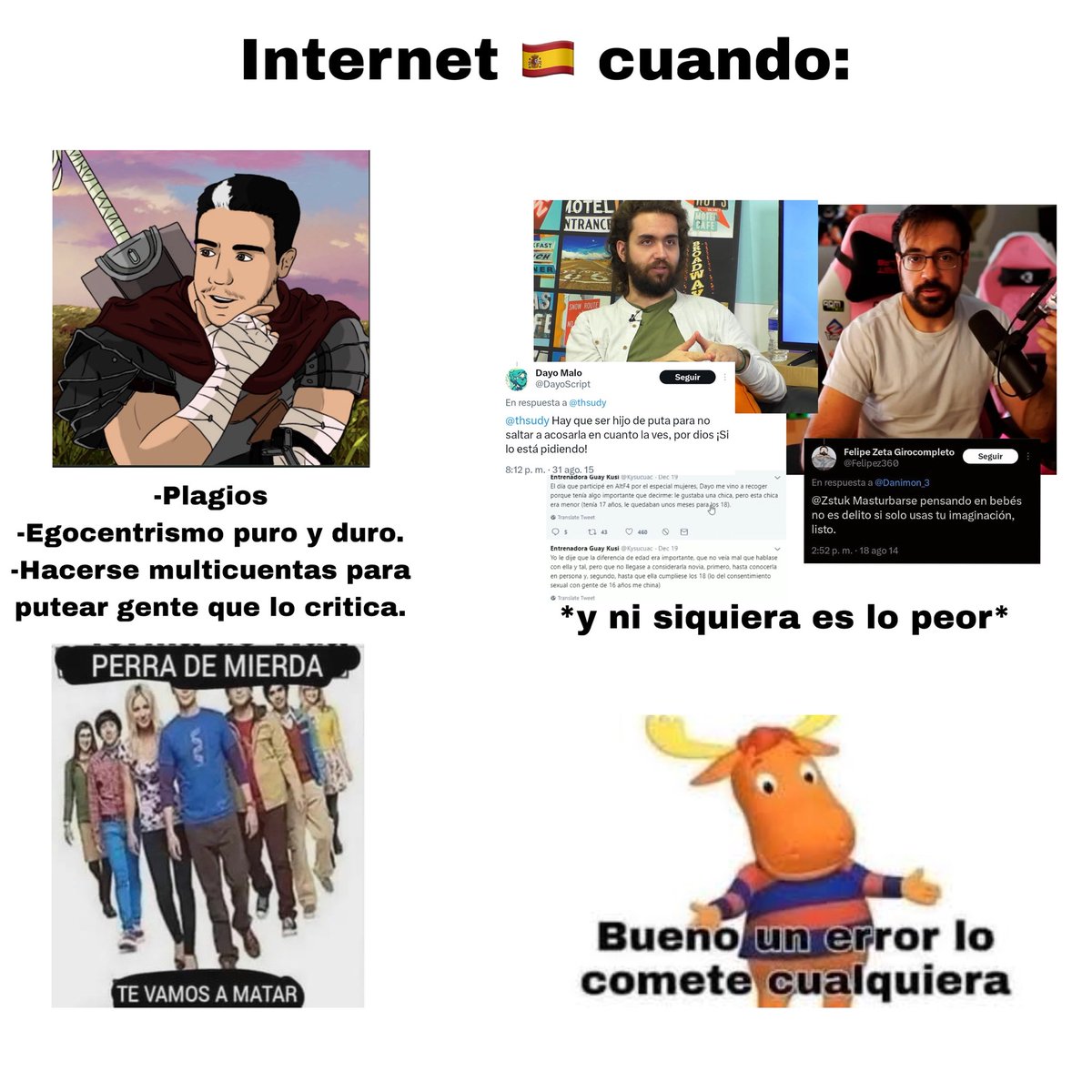 Magus_Max1's tweet photo. Mira que también apoyo la funa a JWulen por ser un descarado, pero me hace gracia que Internet de España es prácticamente esto: https://t.co/umCcWi103i