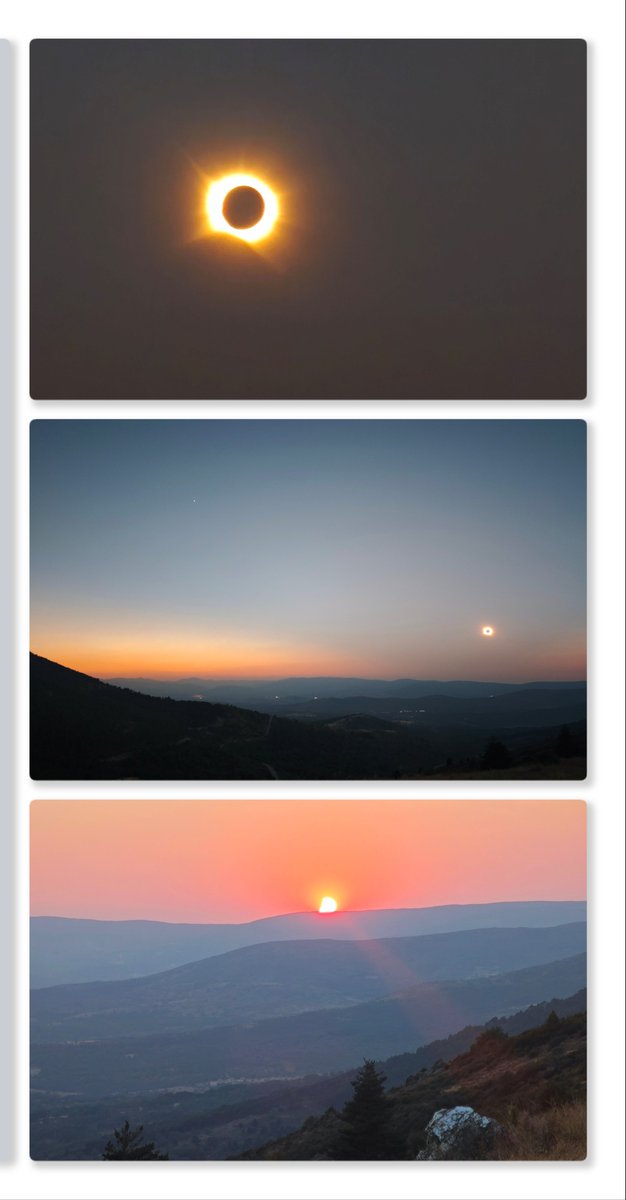 KatySnchez's tweet photo. Aunque andéis saturados de eclipse yo comparto alguna de las que hice sin pasarme. #eclipsetotal #Sierranorte #hacerfotos https://t.co/BAi71fT5vF