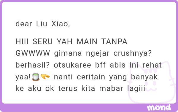 DiaristShura's tweet photo. Untuk Kuroo (2), Liu Xiao, dan saya sendiri (apa sih ini😂) https://t.co/BBHoPZ3Qno