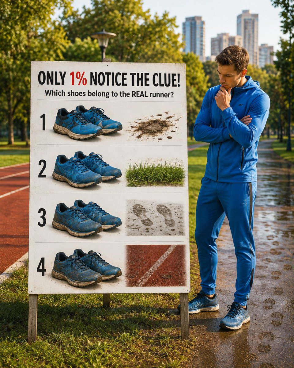 ronythenomad's tweet photo. “ONLY 1% NOTICE THE CLUE!”
“Which shoes belong to the REAL runner?
#ronythenomad  #trenfing https://t.co/sMsrBk7Ef4