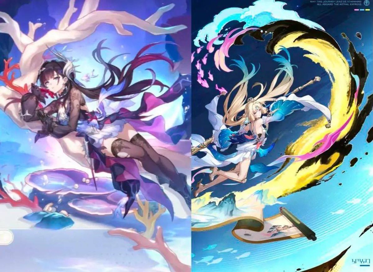 icefiash1's tweet photo. If you look at her splashart closely you can see fish in it. In 3.5 we were introduced to a new enemy “Lady of Crashing Waves”, who inflicted ice DOT on itself. Therefore Pearl will be a DOTS unit that will let DOT to do additional elation damage dealt as burst during enemy turn https://t.co/0LLNByIdty