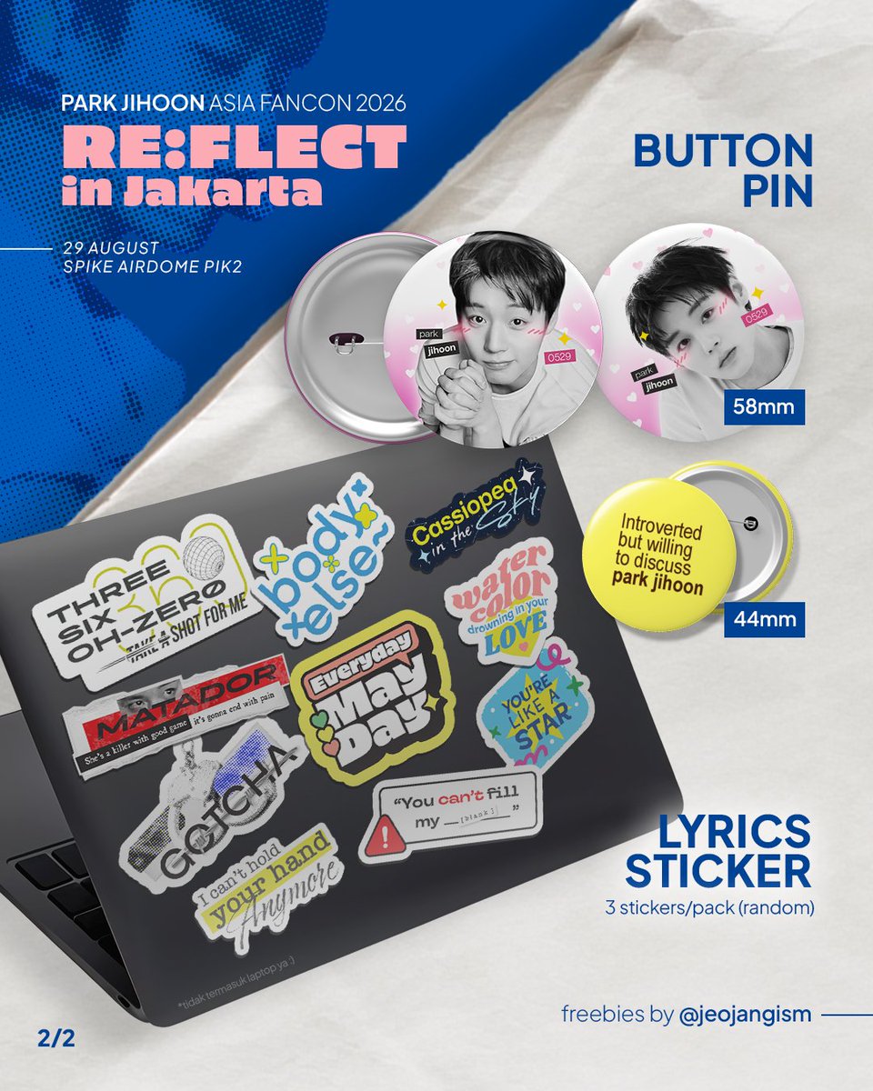 jeojangism's tweet photo. 2026 PARK JIHOON RE:FLECT FANCON IN JAKARTA
—freebies by @jeojangism

• RT &amp; like + show me this post
• must do jeojang pose!
• trades will be prioritized
• do not sell
• answer my jihoon quiz to get more😎

reply your freebies for trade 👇

#PARKJIHOON #REFLECTinJakarta https://t.co/oGJhFjp2a2