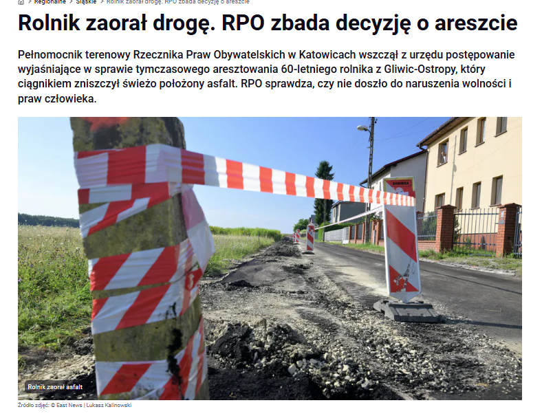 jan_czura's tweet photo. Bo w Polsce to jest tak: 

Chłop zaora drogę (haniebne, naganne) nie ucieka, nie może stawiać oporu - areszt!!! zarzuty!!! natychmiast!!! 

Banda cwaniaków zaora kilka szpitali, zarobi miliony, zdaniem NFZ-etu nakłamie w dokumentacji, żeby dostać jeszcze więcej (haniebne, naganne) ... i co? I nic! Wszyscy pracują, zarabiają, prokuratura nie wiele zrobiła od dwóch lat, a oni śmieją się nam w twarz!

Podpowiedzcie mi czy to jest normalne? Może ja się mylę. Może zaoranie drogi jest społecznie bardziej naganne i wymagające daleko idących środków? Nic z tego nie rozumiem. 

Już nie wspomnę o bohaterze tekstów @PatrykSlowik który się rozbija luksusową furą po mieście i przekracza prędkość

...ale to rolnik na traktorze jest zagrożeniem..