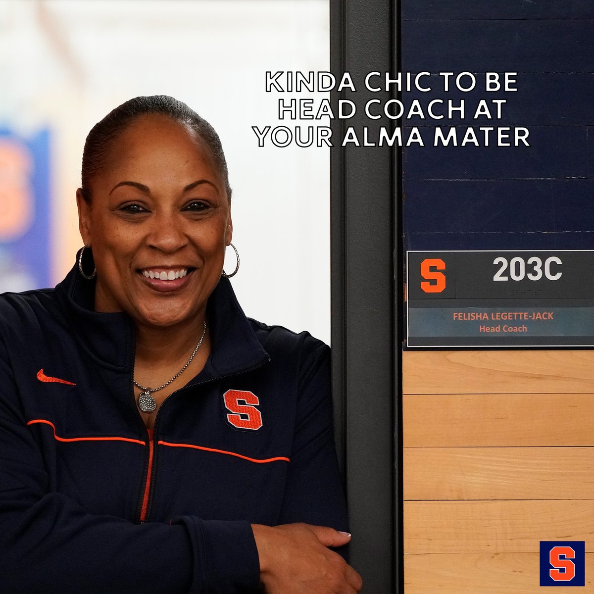 CuseWBB's tweet photo. You know Coach Jack is orange through and through 🍊 https://t.co/X80DoYEXhs