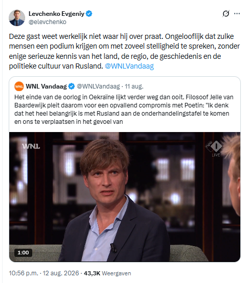 Mirjam152's tweet photo. Ik ben zo benieuwd wanneer Levchenko naar Oekraïne vertrekt om voor zijn prachtland te strijden. https://t.co/Jq2n7y9YjK