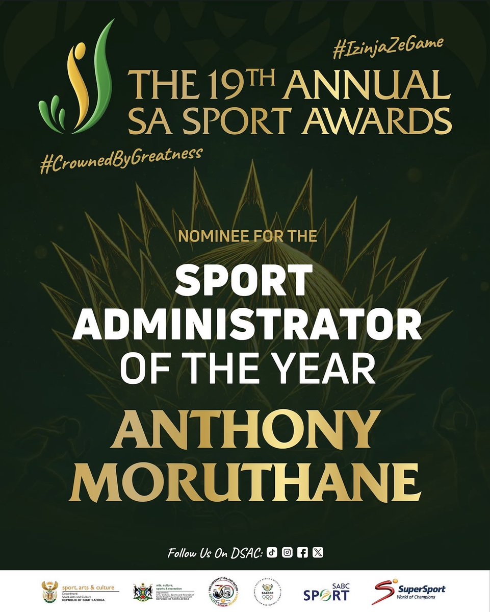 TennisSA's tweet photo. Another nomination has entered the chat!😎

Congrats to our GM, Anthony Moruthane! 🎉 https://t.co/n5nzUGHj5p