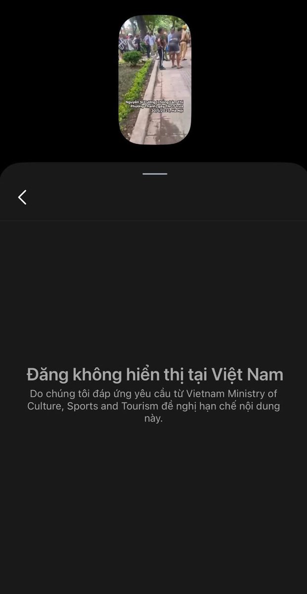 thewordvf's tweet photo. • Hàng triệu bài đăng về Nguyễn Sỹ Cương -> bị Bộ VH đề nghị meta ẩn hiện thị hoặc xoá bài. Bắt đầu răn đe đừng tin phản/động lôi kéo. https://t.co/LZYxV4vcDL