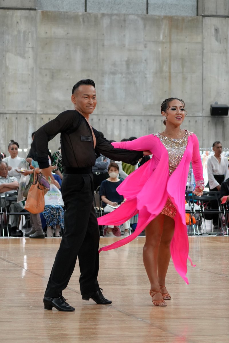 Dancesport459's tweet photo. プロラテンオープン   
第5位　新屋　秀和・滝川　絵理　組 
第6位　魚谷　征義・魚谷　有沙　組
第7位　松田　容典・松田　仁美　組
#0809岡山 #ニュースターズダンス競技大会 https://t.co/z5CLqB2KLC
