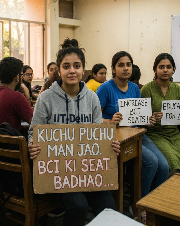 asifkhan1210's tweet photo. Kuchu puchu man jao.🤡

BCI ki seat badhao...💻💻

Now it's time for Millennials🗿

@PMOIndia @AmitShah @BhajanlalBjp @RajCMO 
#Postpone_BCI_Exam
@MadanDilawar @alokrajRSSB https://t.co/KTUmSbdBBp