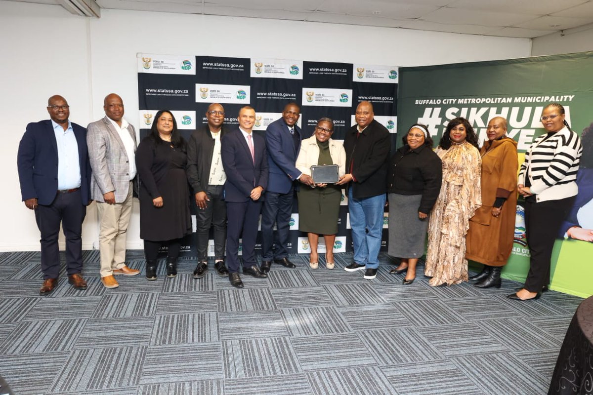 StatsSA's tweet photo. For @OfficialBCMM, the partnership means stronger data and mapping capabilities to support better planning, service delivery and informed decision-making.
#StatsSA #BuffaloCity #DataForChange #DigitalTransformation #DataForDevelopment #KnowYourStatsZA #GovZAUpdates #GovernmentPartnership #ACityHardAtWork