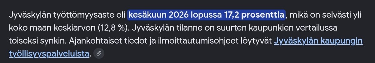 persutonpaskaa's tweet photo. @swheimo Hyvin menee Jyväskylässä https://t.co/6ANQ9jBSj5