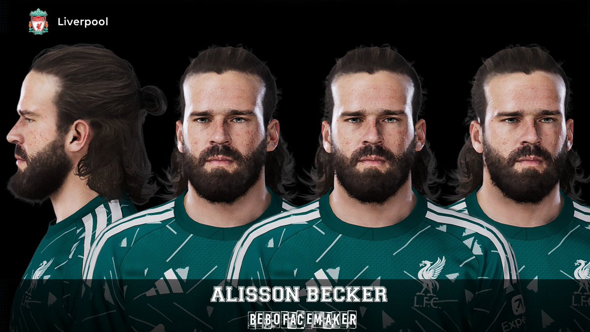 BeboFacemaker's tweet photo. >#eFootballPES2021 <
#Alisson 🇧🇷+HairAnimation
______
link: https://t.co/UA5GyLC86O
-------
#eFootball2026 #eFootball2027 #eFootball #pes21 #FC26 #FC27 #FC @Alissonbecker #Alissonbecker @LFC #liverpool #RedTogether #LFC #Brazil #PremierLeague @premierleague #YNWA https://t.co/E4vYS7P6sA