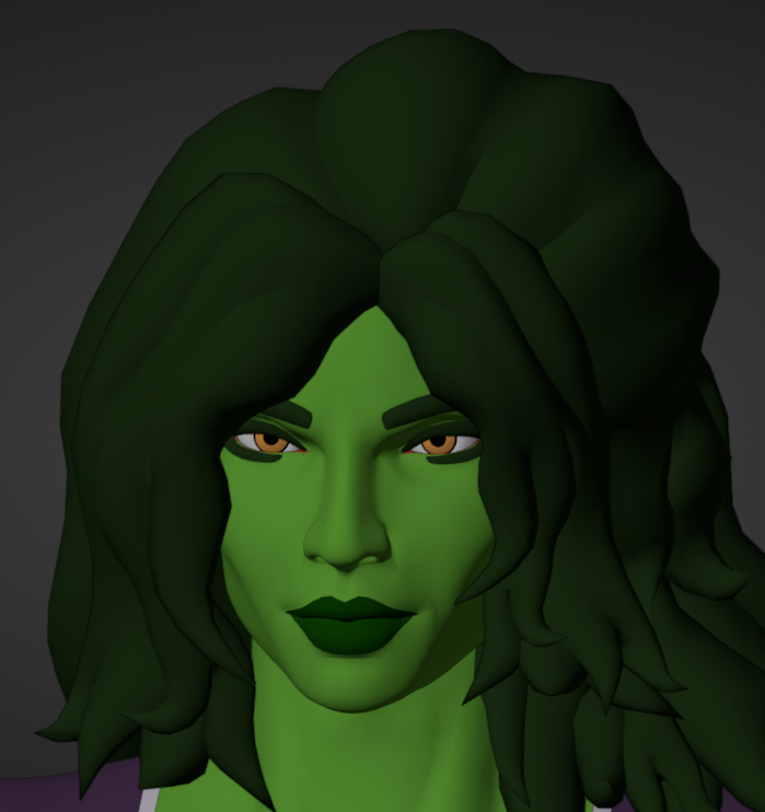 YuCIIEm's tweet photo. Rivals She Hulk
think i might be finally done with the base mesh,
So this is gonna be the last update post on her for awhile, the next post about her will be the complete version :D . . .
#3d #MarvelRivals #Blender3D https://t.co/mOV6RjwZXT
