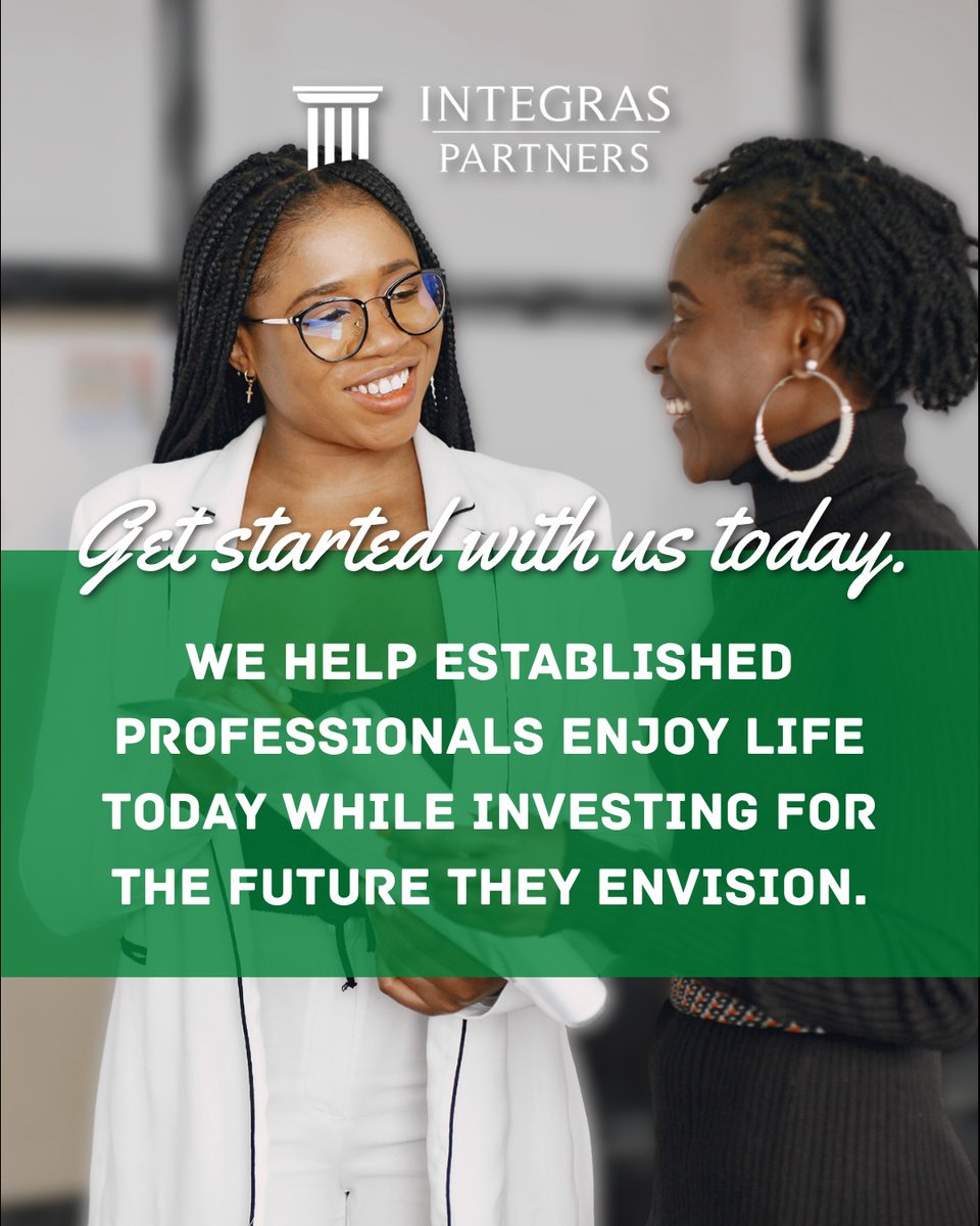 SidneyBrowning's tweet photo. Greater success brings financial complexity. At Integras Partners, we help successful clients enjoy life today while balancing future goals. Ready to feel secure in your finances? Reach out to us today to get started! https://t.co/Tf159wa3Ym