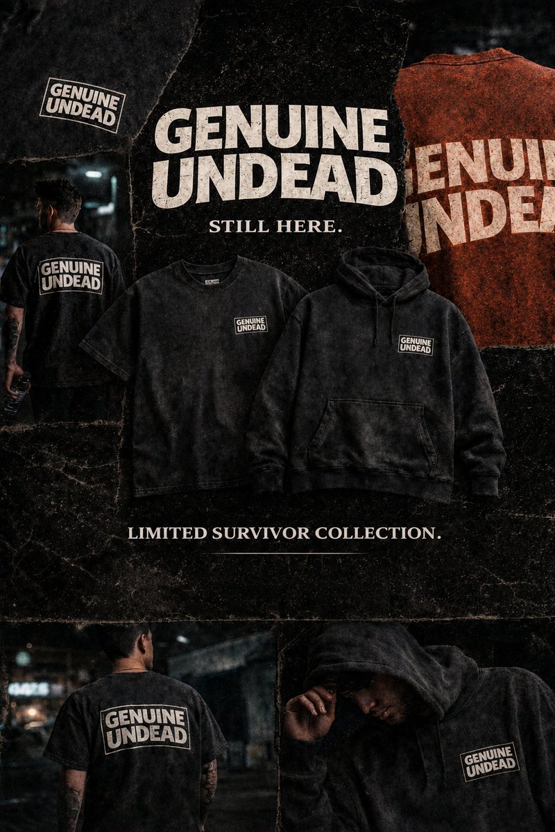 FunnymanRance's tweet photo. GM famo!!

🧟‍♂️ SURVIVOR SERIES ANNIVERSARY RAFFLE 🧟‍♂️

4 YEARS OF GENUINE UNDEAD! 🎉

To celebrate our 4th Anniversary, we're dropping a LIMITED RUN of our brand-new SURVIVOR SERIES hoodies & tees. 🔥

And we're giving ONE lucky member of the community a chance to take home a DOPE Genuine Undead NFT! 🧟‍♂️💀

🎟️ HOW TO ENTER

It’s simple:

Make ANY purchase from the Genuine Market during the raffle period.

🛍️ Every item purchased = 10 raffle tickets

So the more items you grab, the more entries you earn.

Raffle starts TODAY and runs through August 31st.

🏆 WINNER WILL BE DRAWN SEPTEMBER 1ST

Celebrate 4 years of Genuine Undead.
Rep the SURVIVOR SERIES.
And maybe walk away with a Genuine Undead NFT.

STAY GENUINE. 🧟‍♂️🔥

Good luck, Undead Army!

https://t.co/P0dLdPPxHB