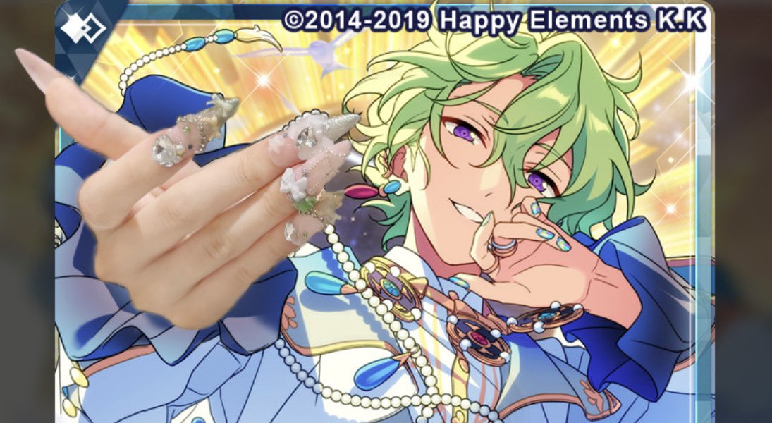 oh13an's tweet photo. NEWネイル💅🌟 https://t.co/S6mRWtFJv7