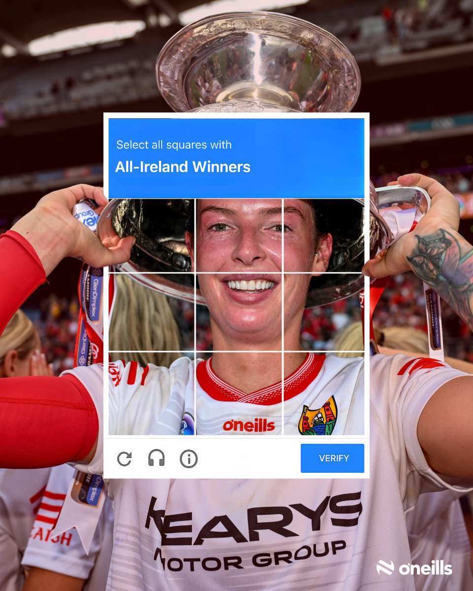 ONeills1918's tweet photo. Champions Verified. โ๏ธ๐
#GAA #Camogie #AllIreland #AllIrelandFinal #ONeills https://t.co/PvQyYh6W9M