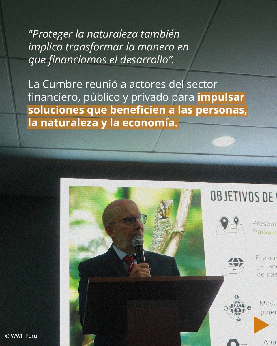WWF_Peru's tweet photo. Las soluciones que la naturaleza necesita también se construyen desde el diálogo. 🌿📣 

Durante la “Cumbre de Finanzas, Agricultura y Naturaleza”, reunimos a representantes del sector financiero, instituciones públicas, empresas y organizaciones para intercambiar ideas y fortalecer alianzas que impulsen soluciones innovadoras en favor de la naturaleza y las personas.