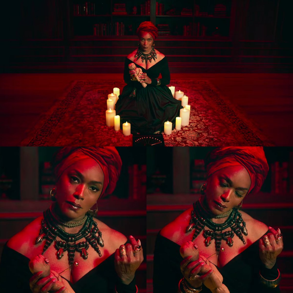 BlackFilmAlerts's tweet photo. New look at Angela Bassett as Marie Laveau in ‘American Horror Story’ Season 13.

📺: Hulu &amp; FX | September 24th https://t.co/4tzAU34LPT