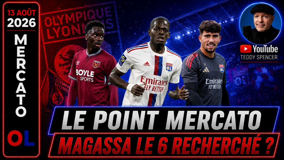 TeDd_McNulty's tweet photo. Dans ma vidéo d'Actu @OL sur Youtube:
- En bref: #Lukeba, Abos,...
- Le point Mercato: AGR, Diawara, MLJ @GonesRadioOff 
- Le dossier Soungoutou #Magassa @Lugdunews_ : Stats Monaco &amp; West Ham, faisabilité selon moi
- Différence financière entre EL et LDC
https://t.co/zrkMy76aIX https://t.co/tiD5yxfc2c