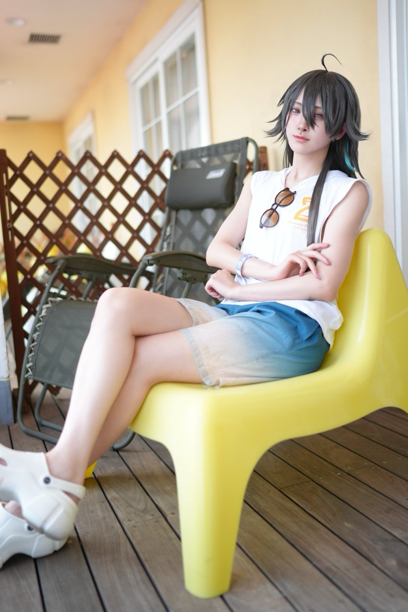 X_a_Xi's tweet photo. cos 
崩壊3rd／スウ

 🏖 悠游夏日 🌊

p:@nakamura_cameo https://t.co/ywPbX2GBvd