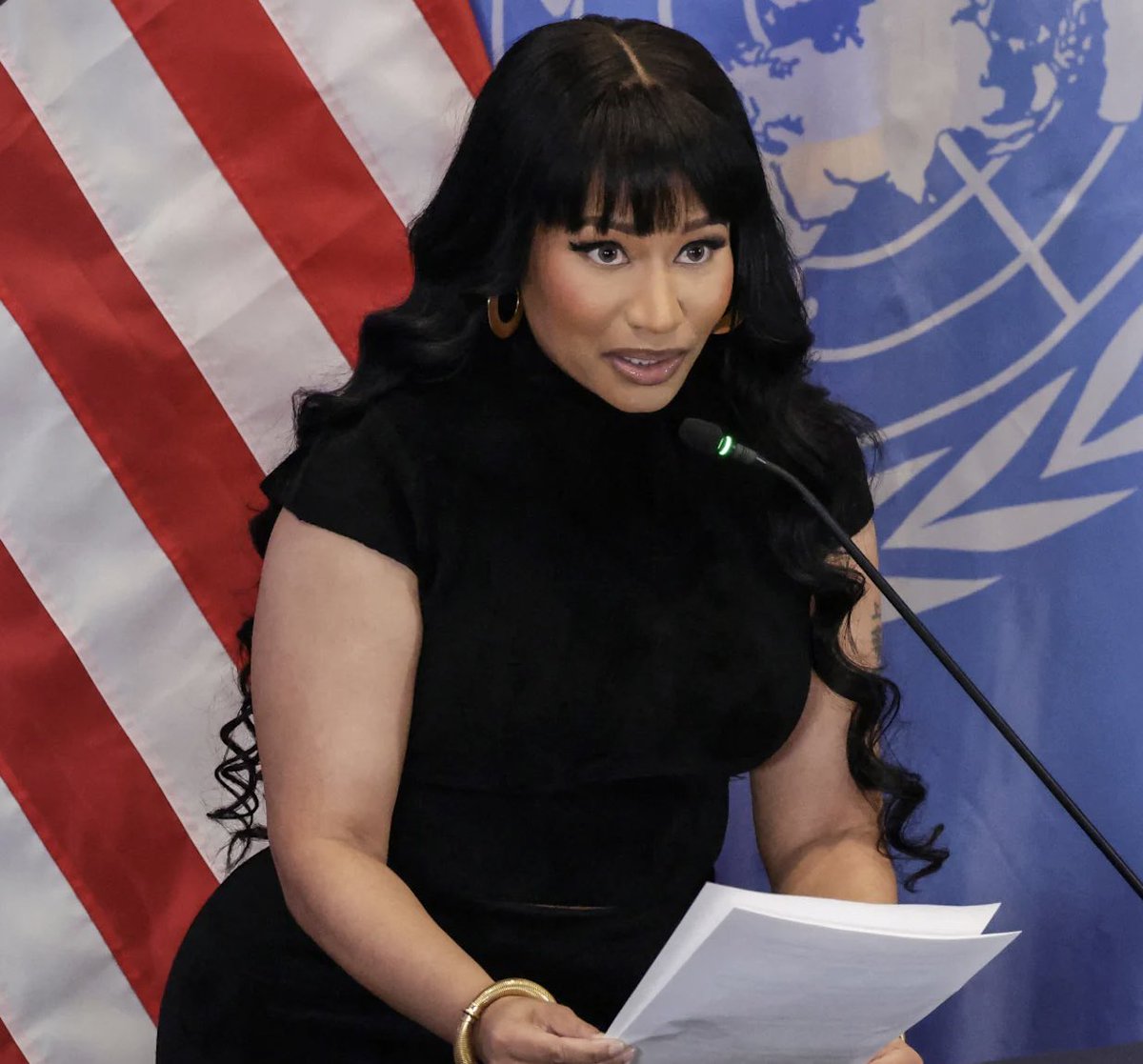 PobBase's tweet photo. Nicki Minaj will replace Karoline Leavitt as the new White House Press Secretary at the end of the month. (Via: Deadline) https://t.co/RnPGk1UvR3