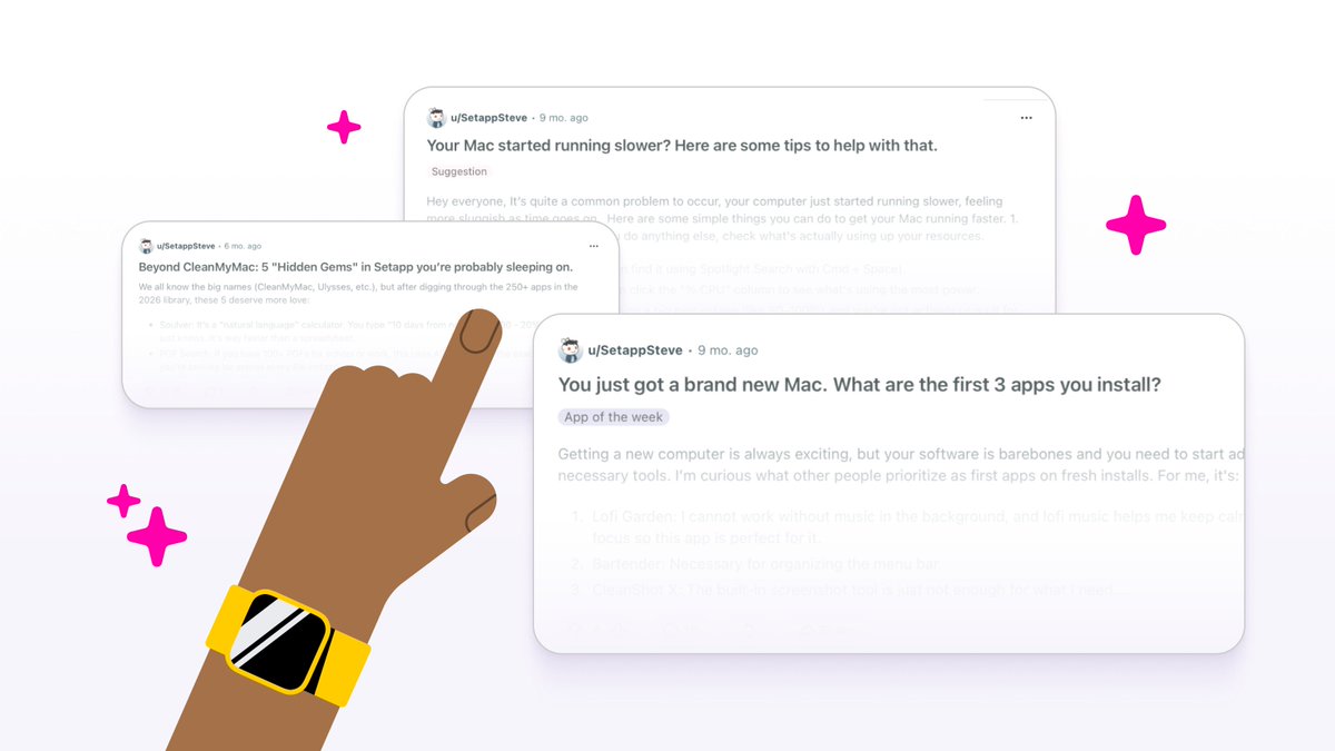 Setapp's tweet photo. Love Reddit? The Setapp team is there for you 🤝 Our subreddit is for everyone looking to get more out of Setapp. 

Join today — https://t.co/ZRnhEp4ApC https://t.co/4saan3pdnl