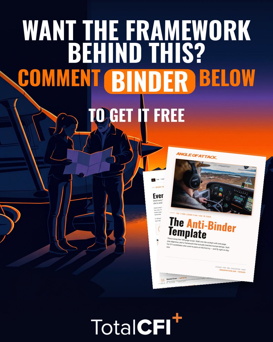 angleofattack's tweet photo. This isn't just a phase in your career. It's a calling.

Commit to it. Be exceptional at it. Build something remarkable.

#CFI #flying #aviation #studentpilot #learntofly
Get it free → https://t.co/suZImqR2Gk https://t.co/0urNSxflTT