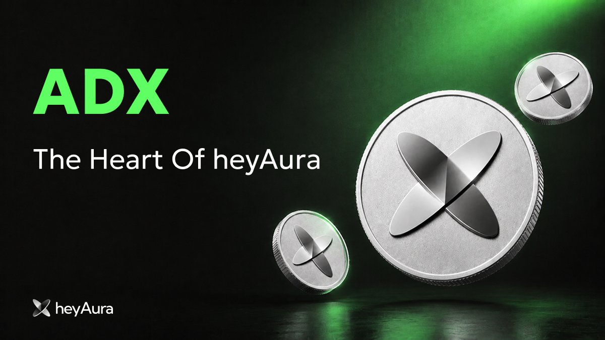 heyaura's tweet photo. At the core of heyAura sits $ADX.

Use it for heyAura access, take part in governance, and participate in the ecosystem through its expanding utility.

Stake $ADX and become part of the ecosystem. https://t.co/5oDrSyMmT0