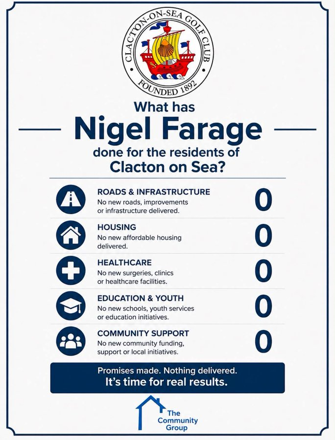 Dr___H___Lekter's tweet photo. #VoteBinface #Clacton #ClactonByElection #Farage The Establishment Vote Count BinFace nige Reform UK
-
-
Parliamentary Standards Committee to RESUME investigation into nigel farage dodgy donations if he wins Clacton By-Election
#BinFarage
#ClactonBinDay #ClactonMakeYourVoteCount https://t.co/xbnjzxMfzd