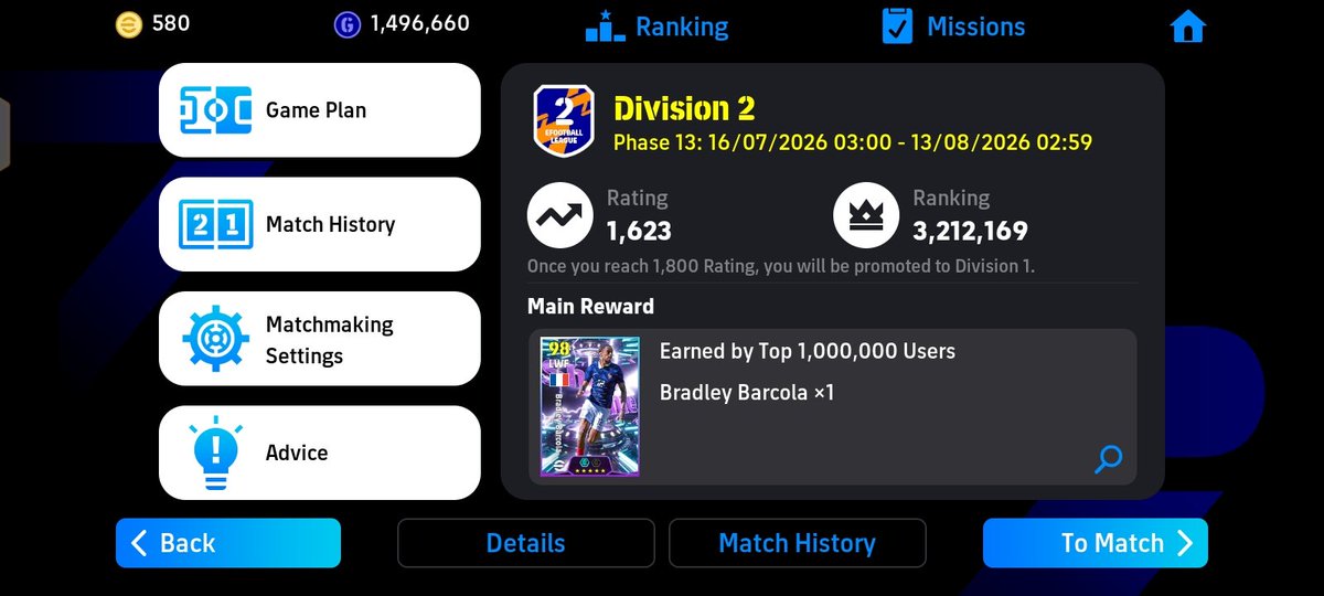PIPERLISTIC's tweet photo. @zamaniNelson1 Which division you de before this update today?
So make I prepare cos I de div 2 before the update https://t.co/LBuZ9s7d0Y