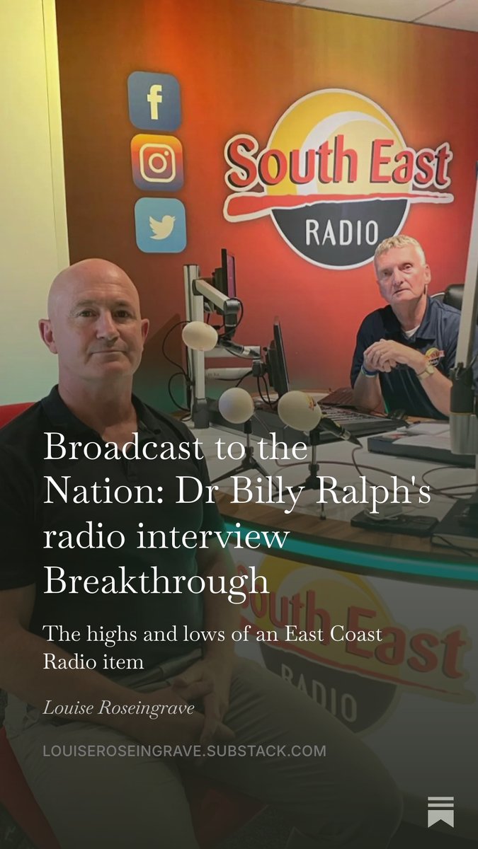 blueskylou's tweet photo. A Breakthrough on Irish airwaves... 

Dr Billy Ralph's was interviewed this morning on South East Radio 
What he says will be uncomfortable listening for some
 
 New article up - link in comments https://t.co/1VzuKlYDEN