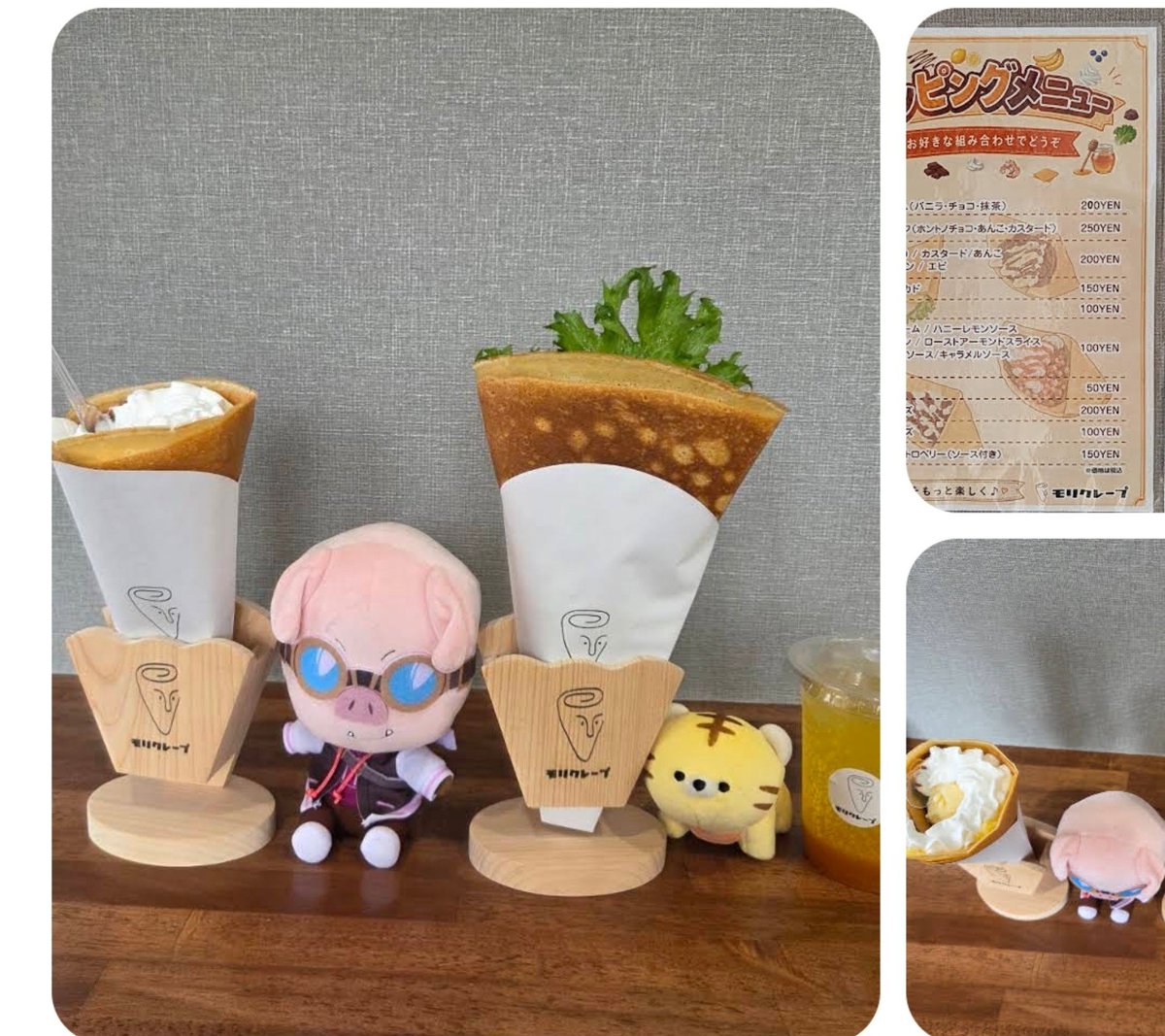 wani__game's tweet photo. 地元の近所のクレープ屋さんにmenさんがいた https://t.co/wnbPLpHv4m