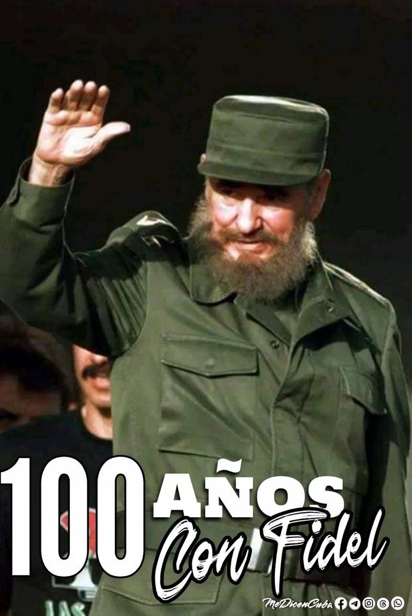 AlexiGonzalezC1's tweet photo. Cien años del hombre que nos enseñó a mirar más allá de nuestras propias fronteras. ¡Gracias por tanto, Fidel! #100AñosConFidel https://t.co/YWBoZoURwh