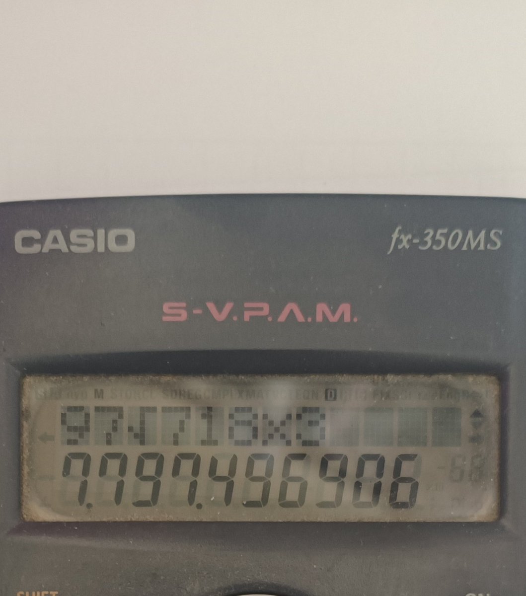 preeda_a's tweet photo. ผมว่าอยู่ที่เครื่องคิดเลขจริง5555
ผมลองใช้Casio กดได้ ตรงๆ 2ตัว3ตัวเลย
6906
เดียวลองเครื่องนี้ดู

**สูตรนี้จะหากินได้ทั้งปีไหมรอดู55555
มีเข้ามีหลุดนะครับ ผมไม่ได้แม่นอะไร สูตรนี้ผมคิดขึ้นเอง  แต่ก็ให้สูตรไปแค่แนวทางเฉยๆ
ลองกดเองได้เลย https://t.co/6JOxcDTj3g