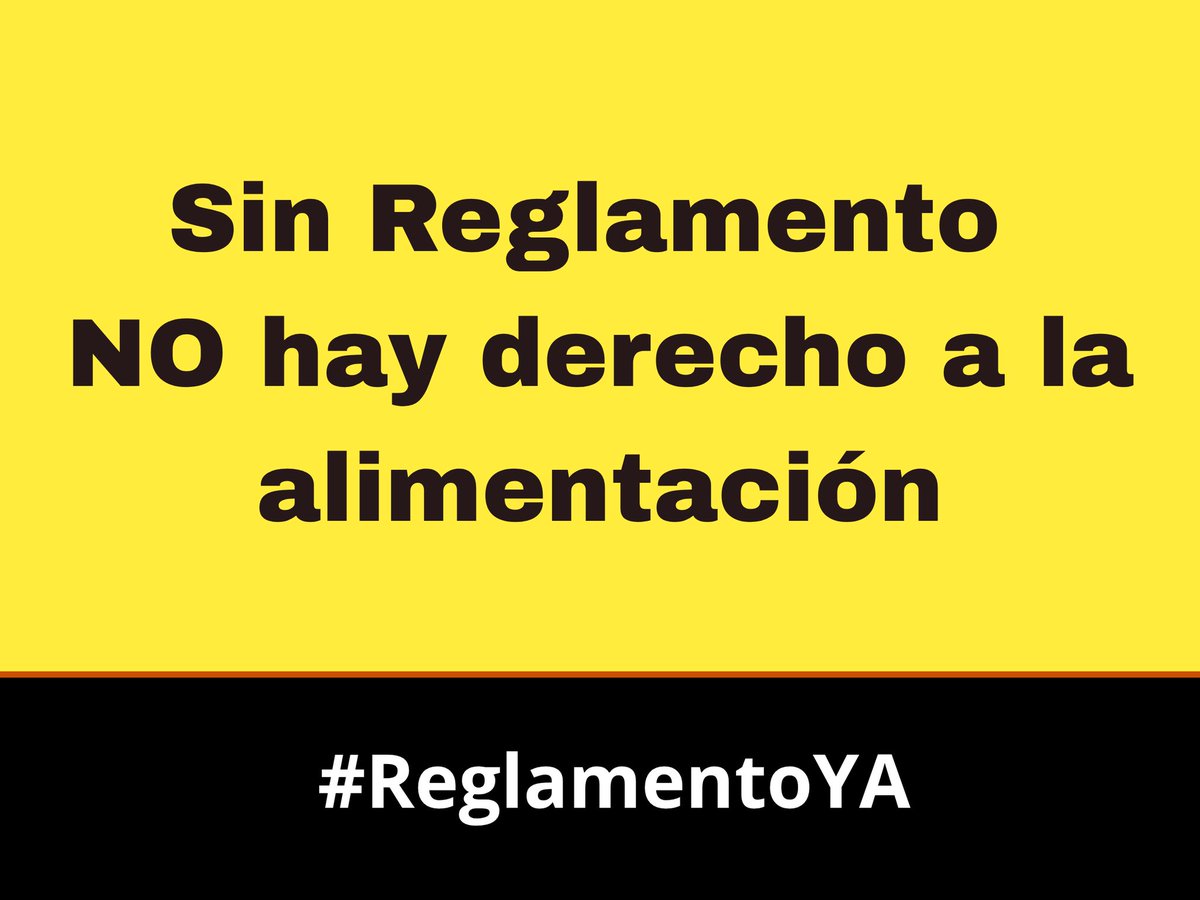 WPHNA's tweet photo. Desde WPHNA Nos sumamos a la campaña de cientos de organizaciones civiles, académicos y personas en general para exhortar respetuosamente al Poder Ejecutivo a publicar el Reglamento de la Ley General de Alimentación Adecuada y Sostenible #ReglamentoYA #DerechoAlimentación https://t.co/3JFqG9hmml