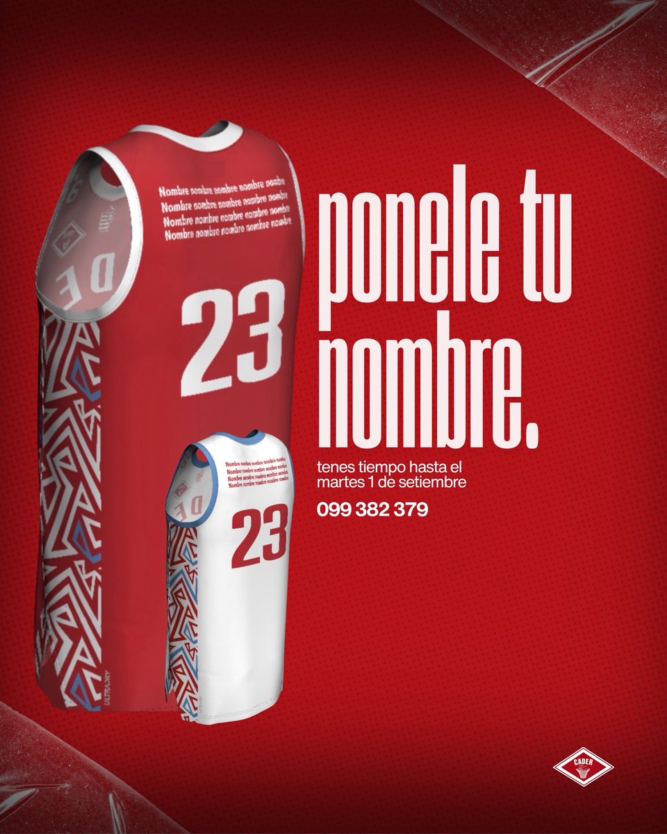 caderoficial's tweet photo. 🫡 Tu nombre en la camiseta de la DTA. https://t.co/9qEPEKifa0