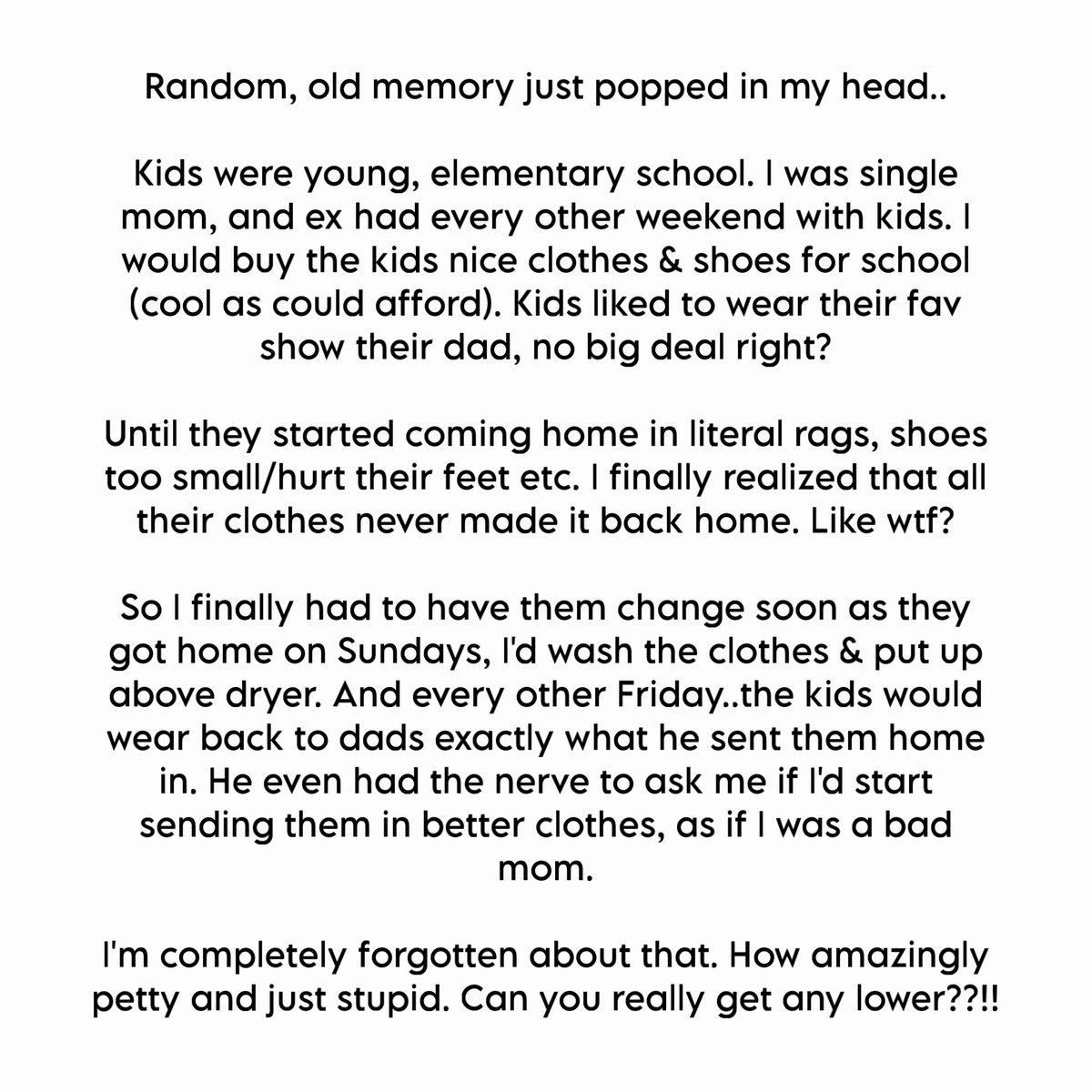 tali_blue_wave's tweet photo. Ever have random memory pop in your head? Anyone else got any stories like this? 

Not knocking on guys..women be just as scandalous. 

Feel free to share. Certainly no good to carry them around anymore. Share &amp; let go:-) https://t.co/wiZh5Vzxef