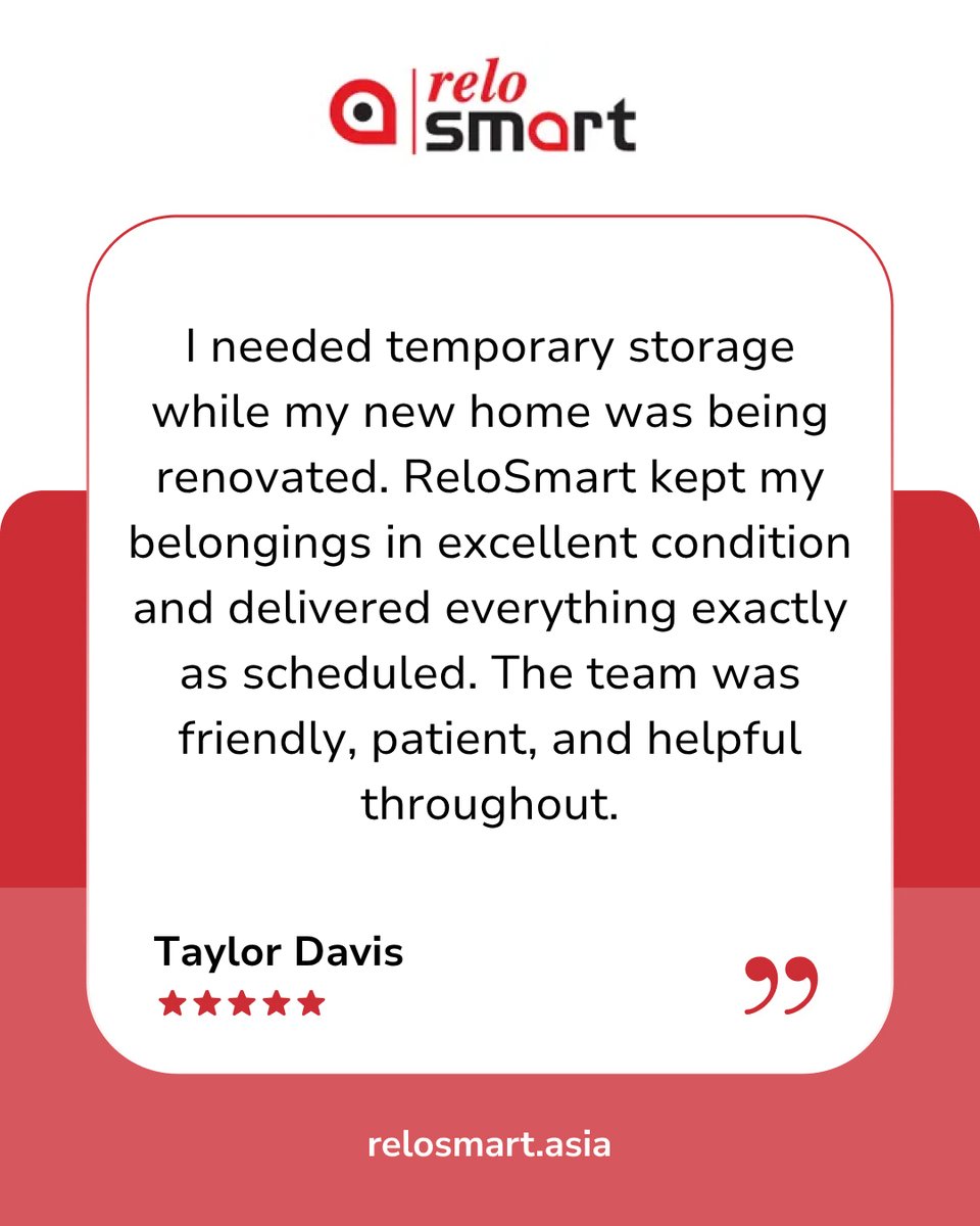 relosmartmovers's tweet photo. We thank you for your kind words!!
RELOSMART TEAM https://t.co/Nmq8NjiDv5