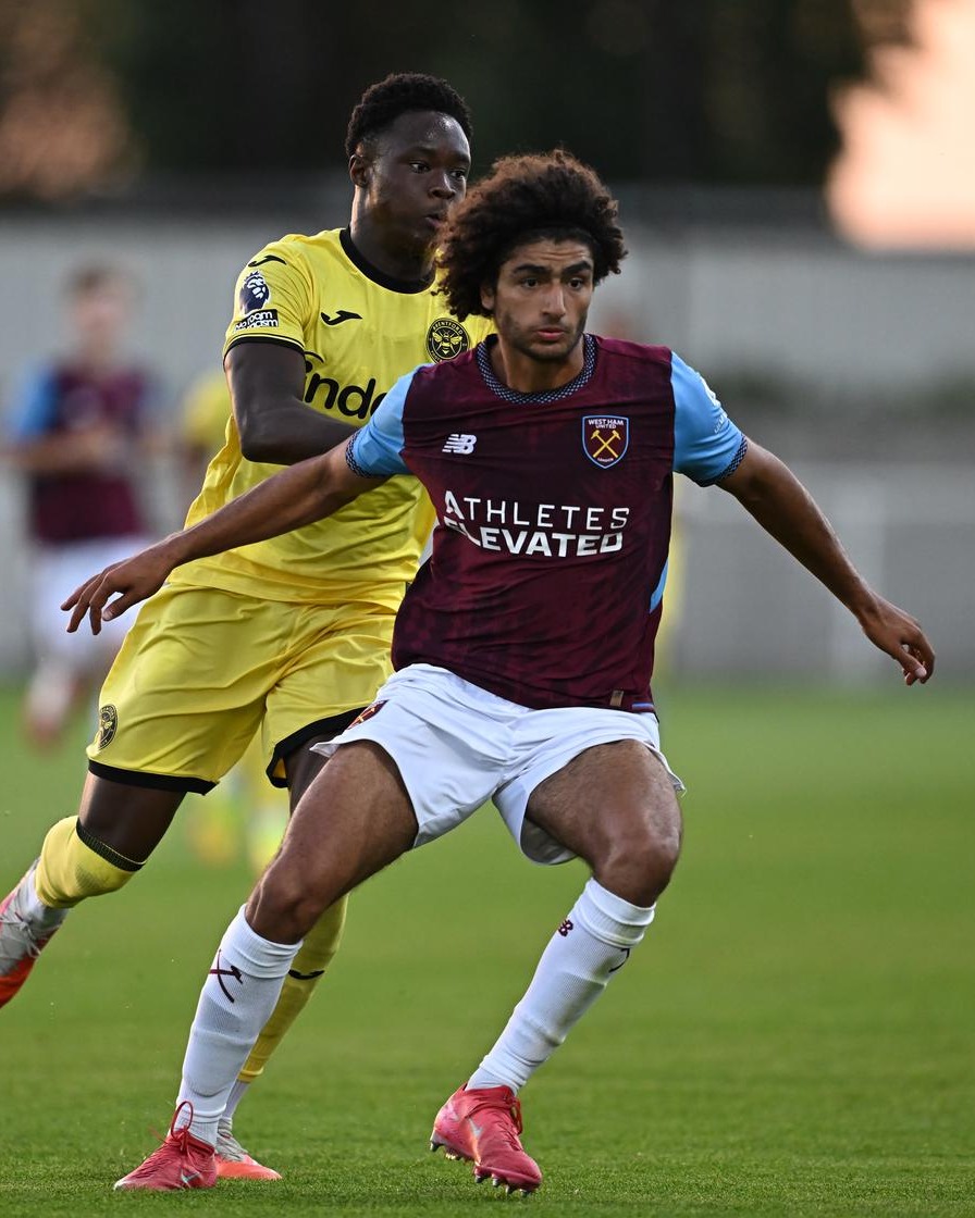 WestHam's tweet photo. Our U21s completed their pre-season programme with an entertaining 2-2 draw with Brentford at Rush Green Stadium

Full match report below ⬇️