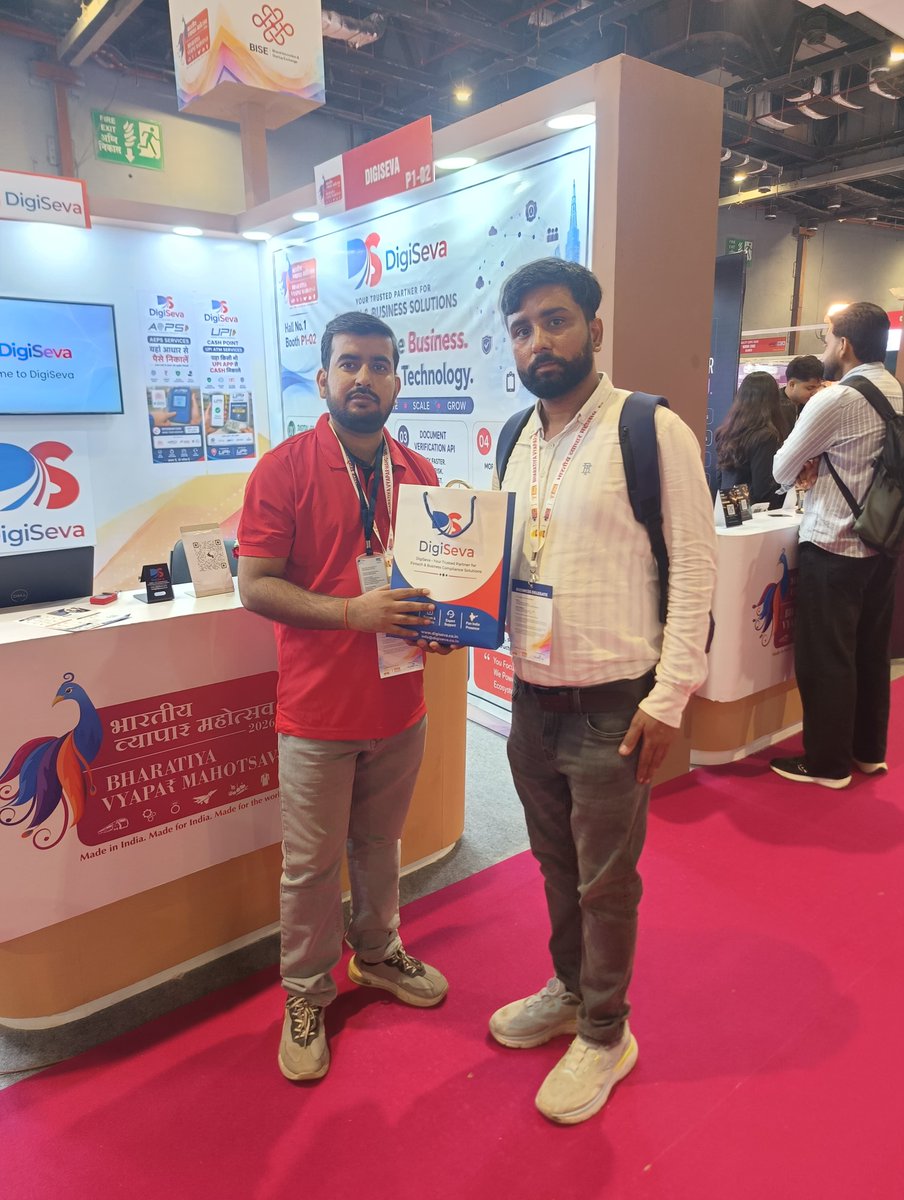 DigiSevaFintech's tweet photo. 🤝 Building Connections at Bharat Mandapam, New Delhi 🇮🇳

Great people, insightful conversations and exciting possibilities!
It was wonderful connecting with business delegates and industry professionals, discussing ideas and exploring potential opportunities for collaboration https://t.co/9XX7yAYBDc